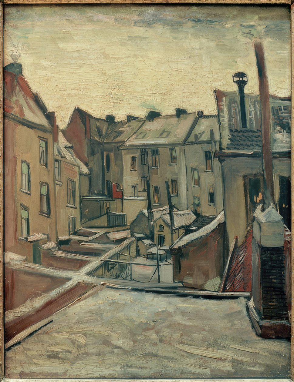 Hinterhofe i Antwerpen av Vincent van Gogh