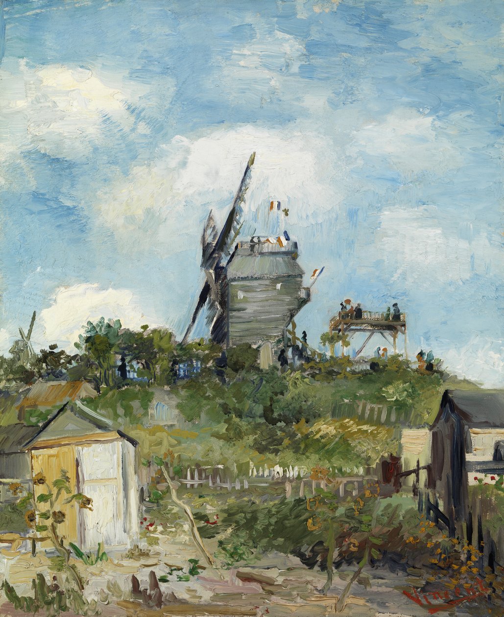 Blute-Fin Mill, Montmartre av Vincent van Gogh