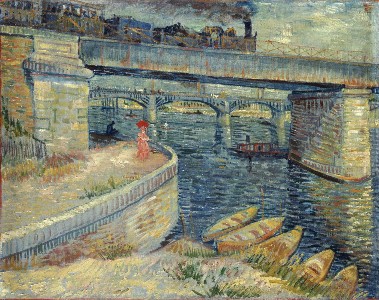 Broene i Asnières, 1887. av Vincent van Gogh