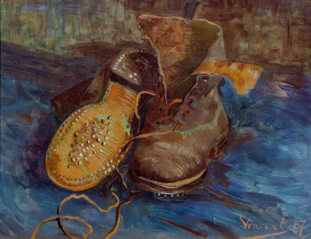 Skoene av Vincent van Gogh