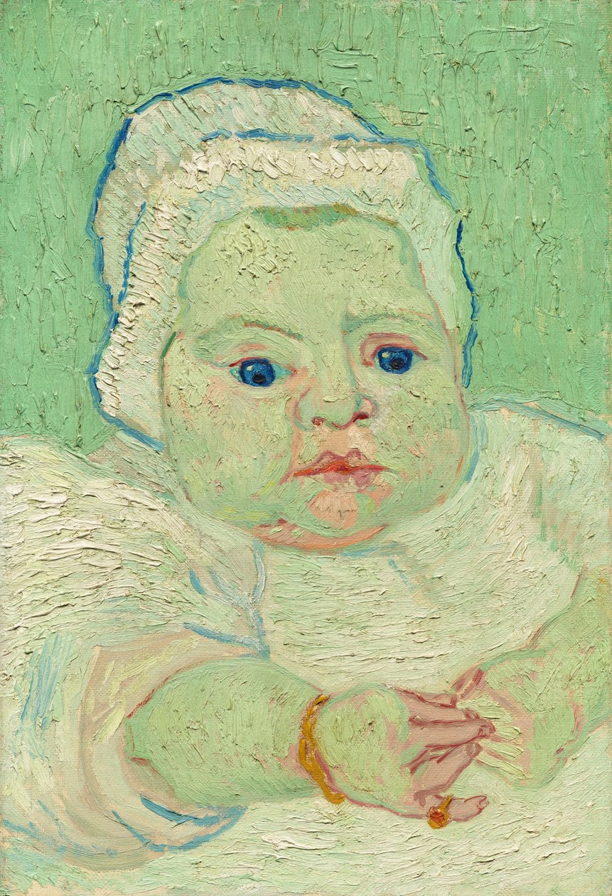 Roulins baby, 1888. av Vincent van Gogh