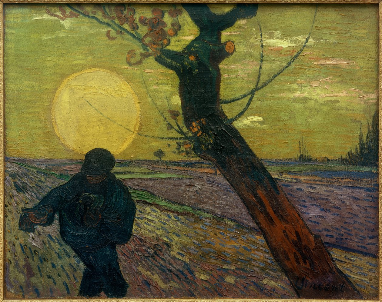 Sår ved solnedgang av Vincent van Gogh