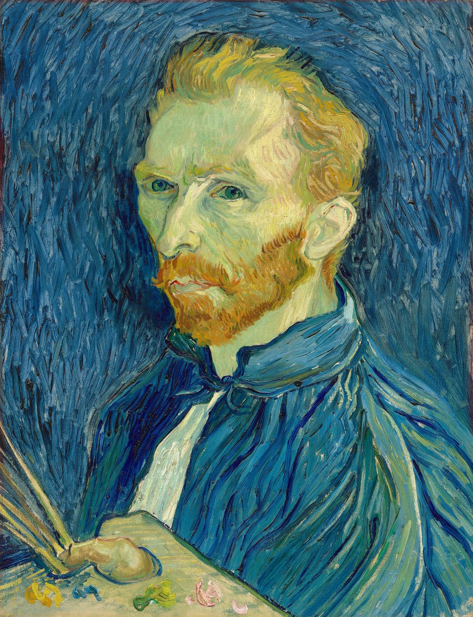Selvportrett, 1889. av Vincent van Gogh