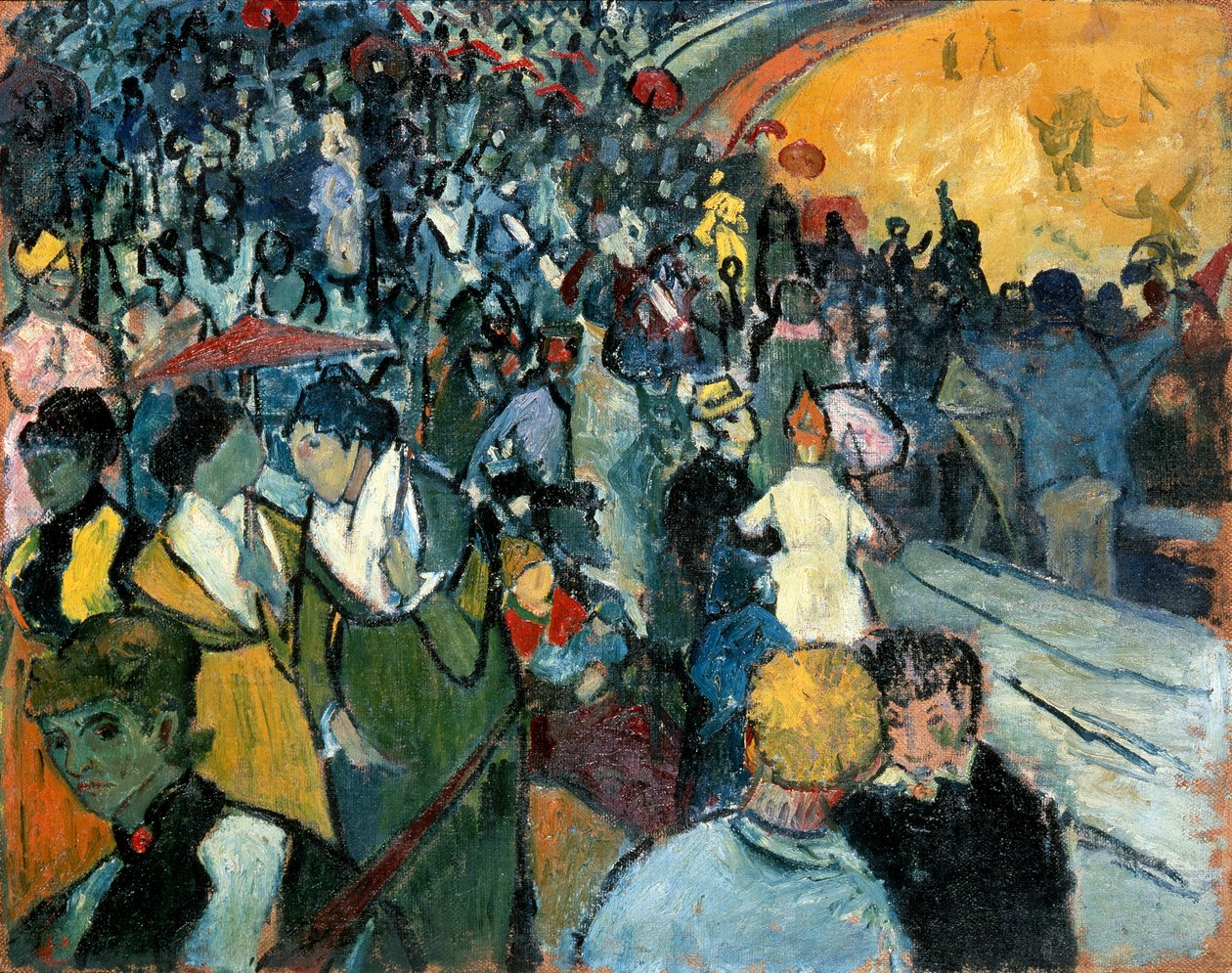 Arenaen i Arles, 1888. av Vincent van Gogh