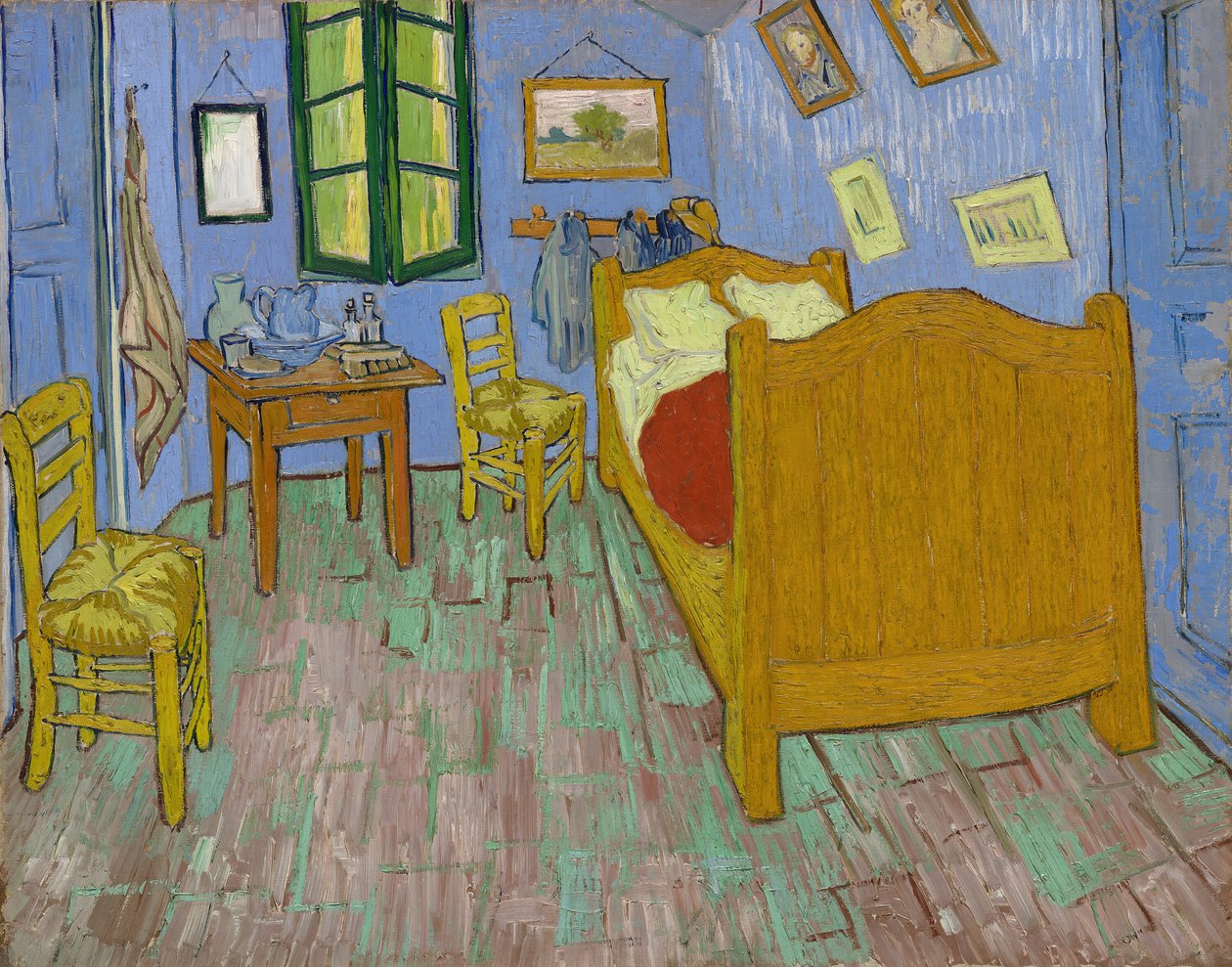 Soverommet, 1889. av Vincent van Gogh