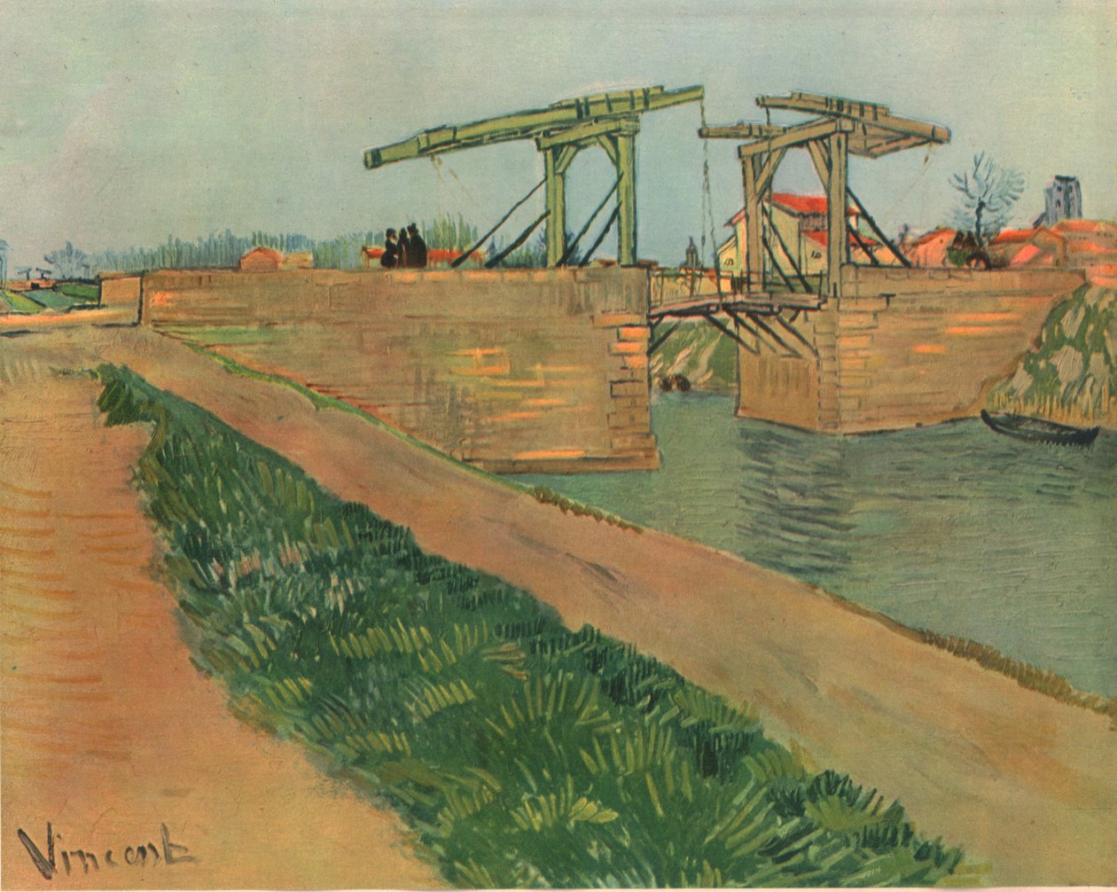The Drawbridge, mars 1888, 1947. av Vincent van Gogh