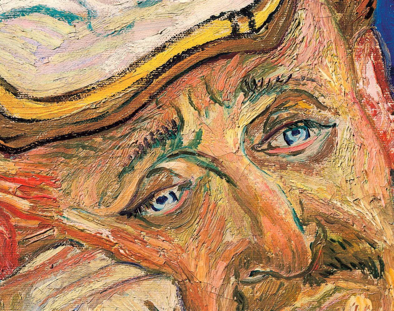 Legen Paul Gachet, detalj av Vincent van Gogh