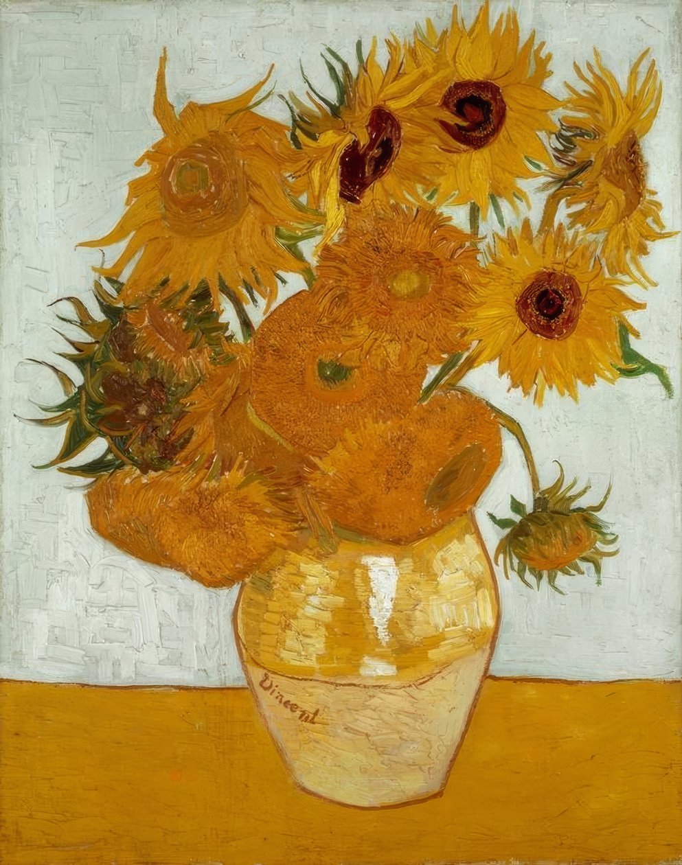 Vase med solsikker av Vincent van Gogh