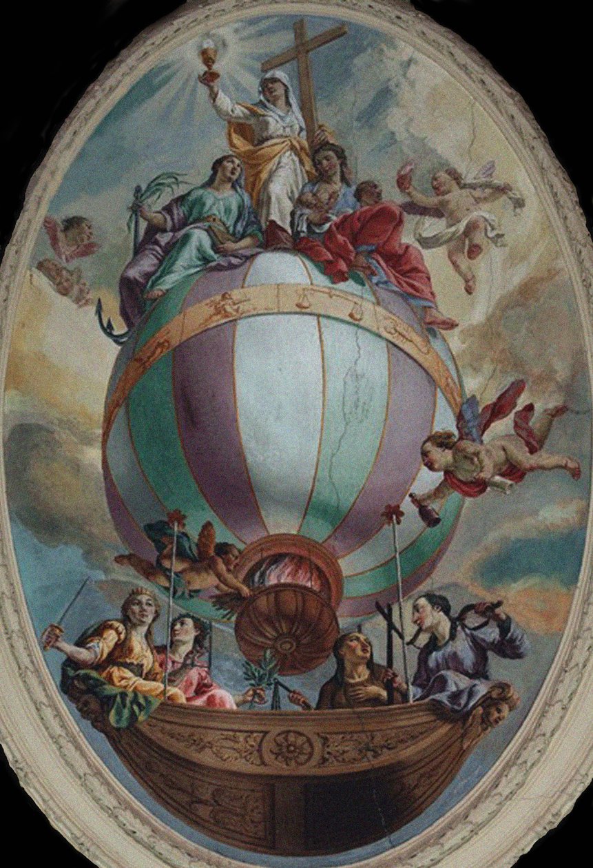 Dyd på en ballong av Vincenzo Angelo Orelli