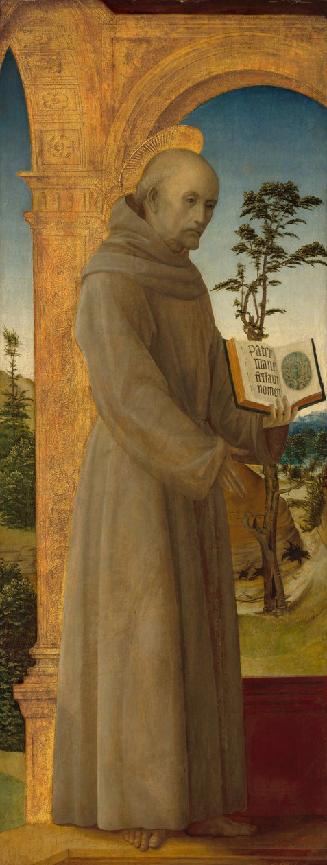 Saint Bernardino av Siena av Vincenzo Foppa