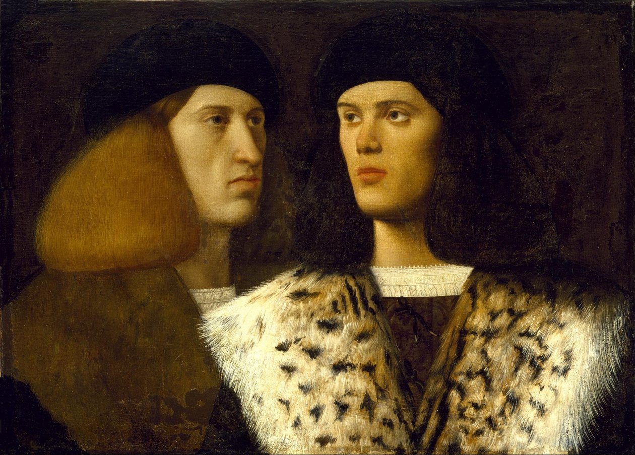 Portrett av to unge menn av Vittore Belliniano