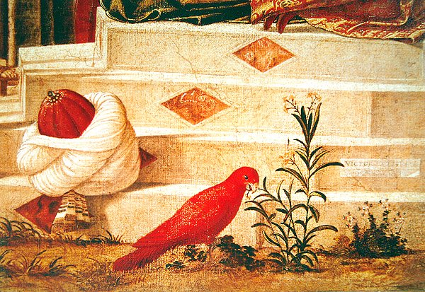 Detalj av St. George som døper hedningen, 1501-07 av Vittore Carpaccio