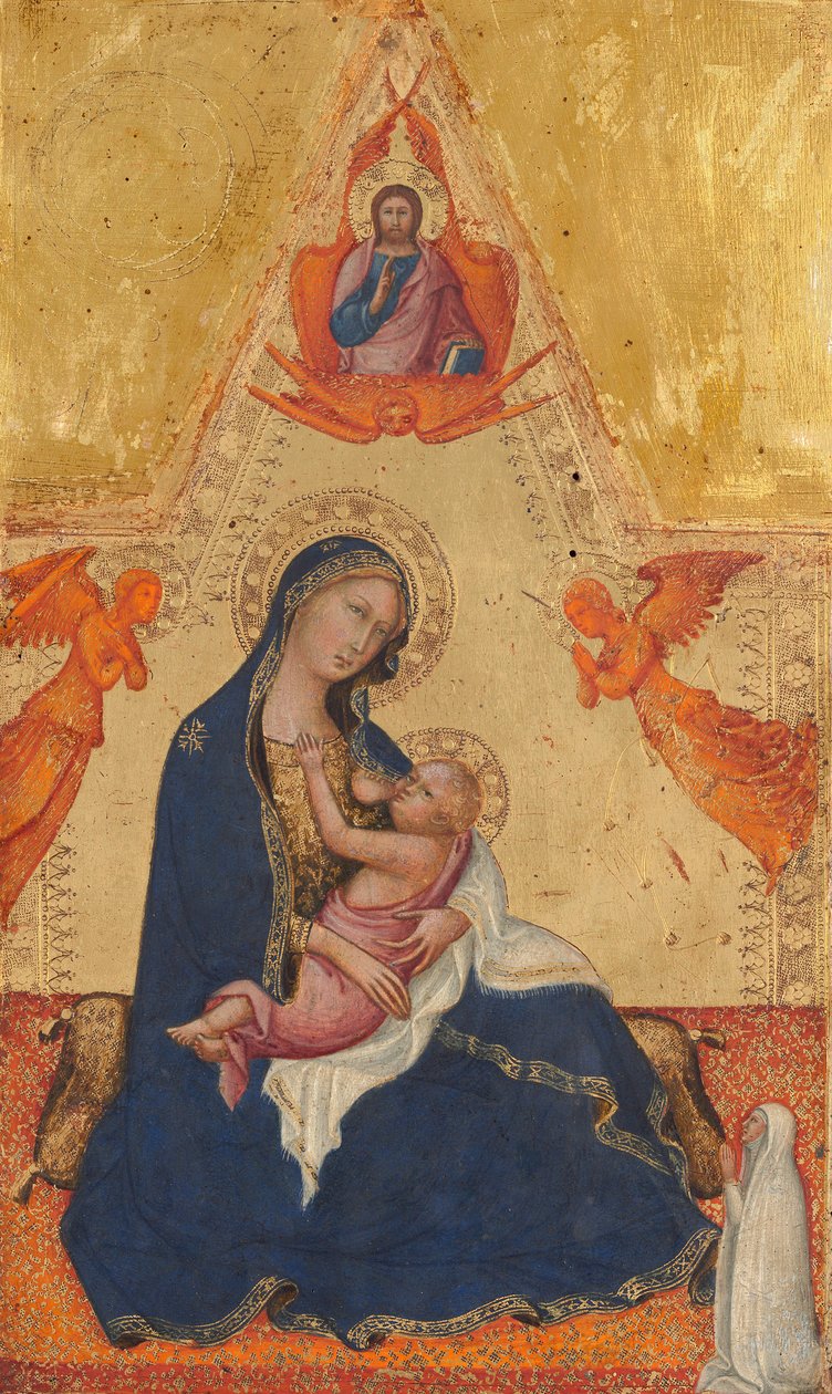 Madonna and Child (forside), ca. 1415 (tempera på panel) av Vittore Carpaccio