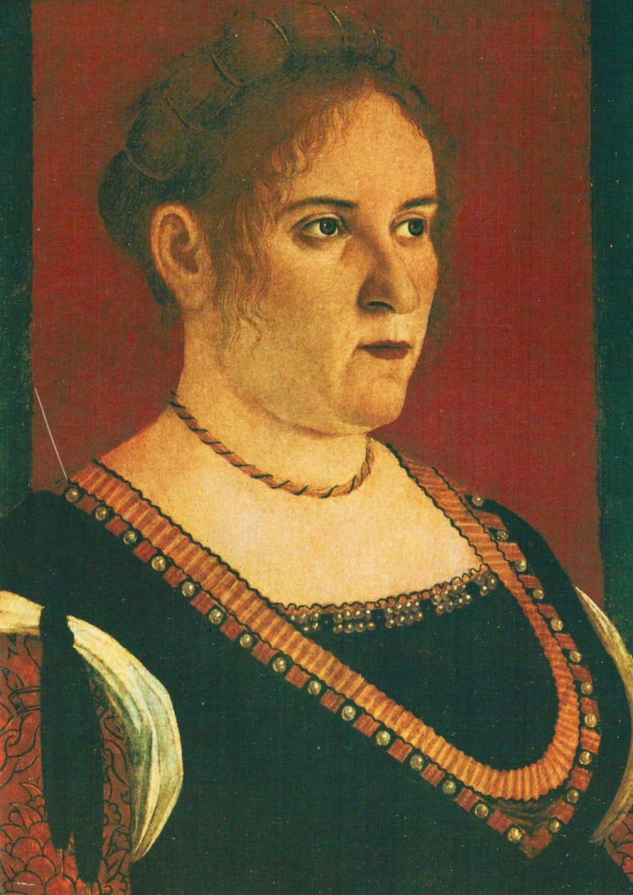 Portrett av en kvinne av Vittore Carpaccio
