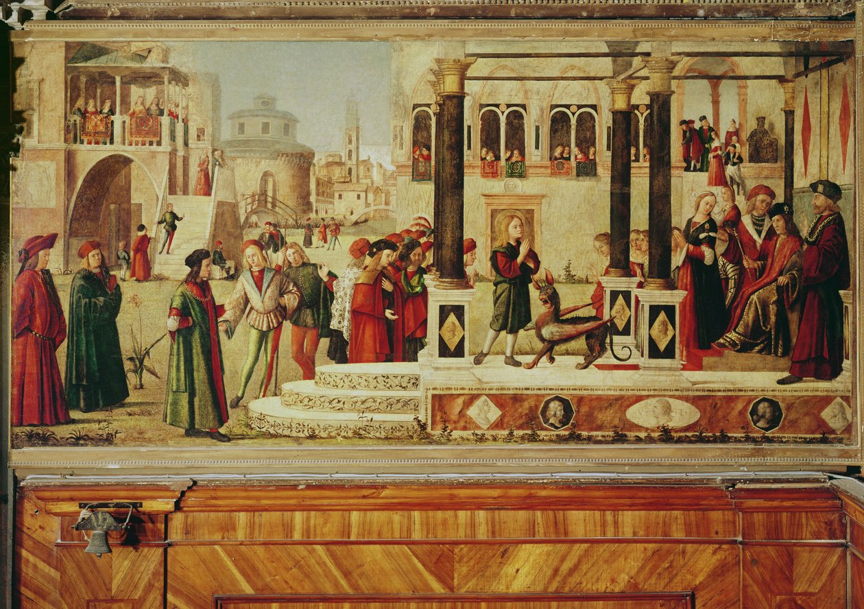 Miraklet til St. Tryfonius av Vittore Carpaccio