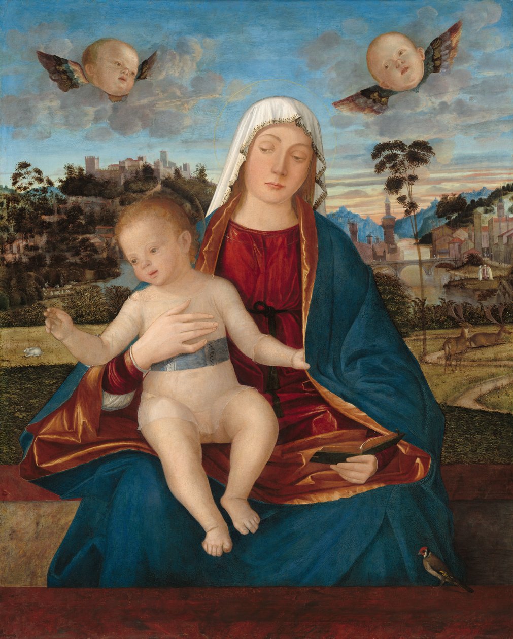 Vittore Carpaccio - Madonna og velsignelsesbarn av Vittore Carpaccio