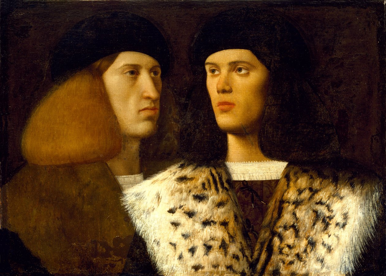 Portrett av to unge menn, ca. 1515 av Vittore Belliniano