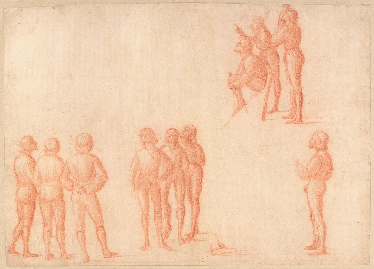 Grupper av mannsfigurer av Vittore Carpaccio