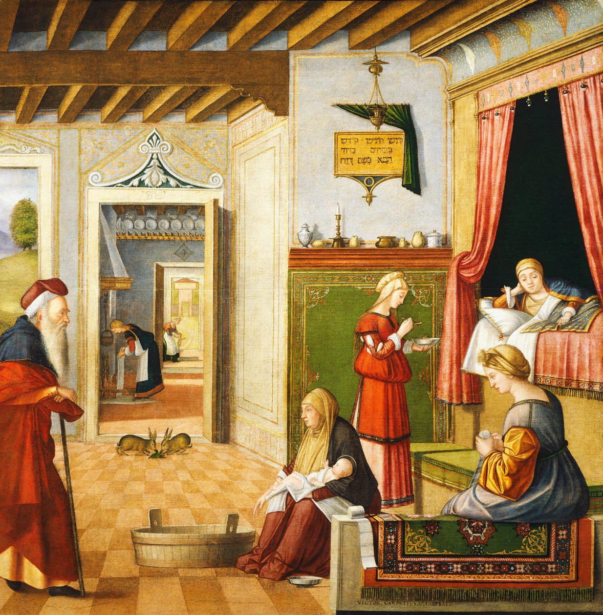 Jomfruens fødsel av Vittore Carpaccio