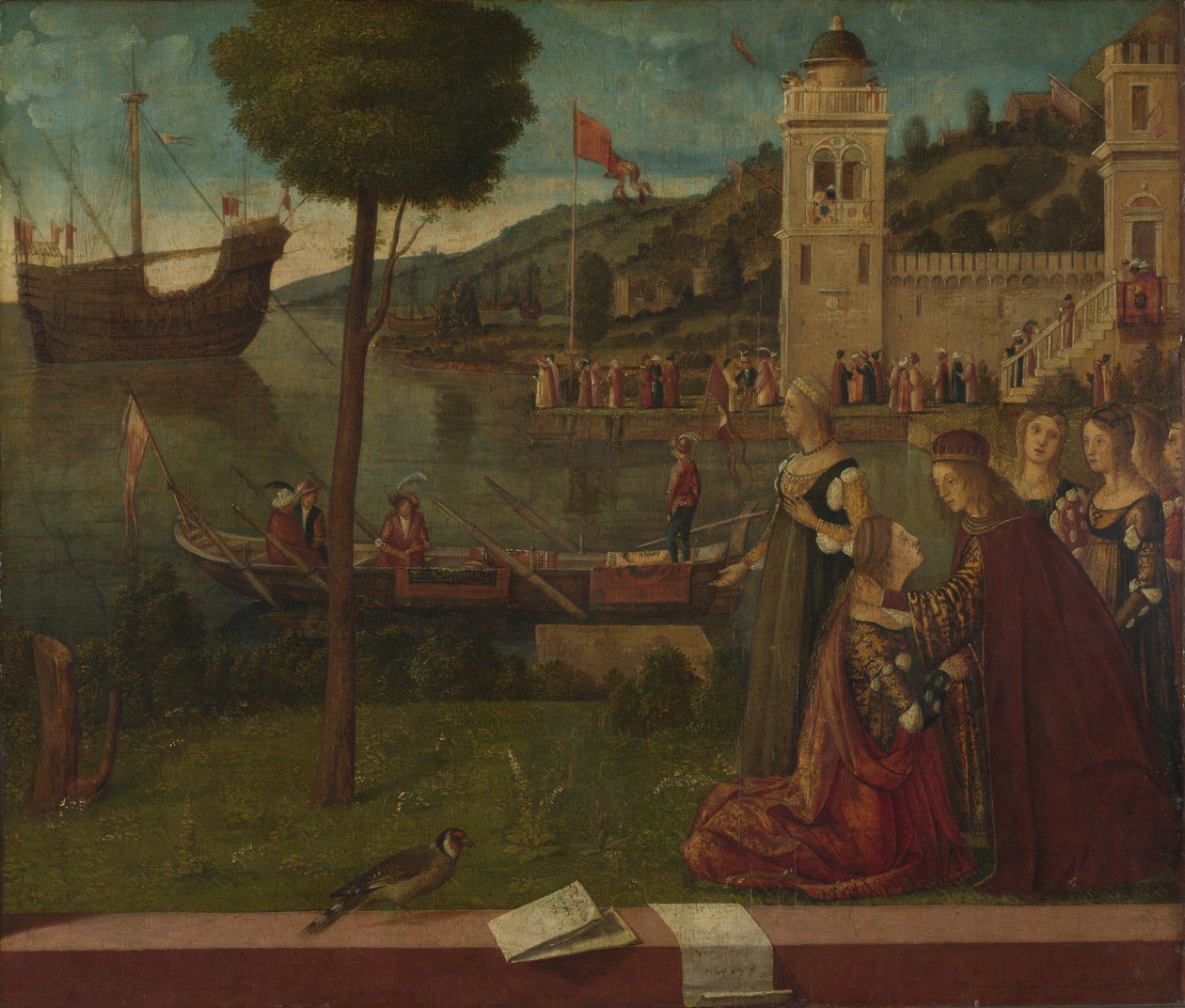 Avgangen til Ceyx, ca. 1502-1507 av Vittore Carpaccio