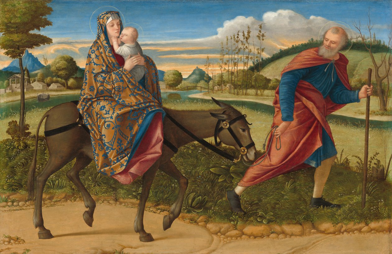 Flukten til Egypt, ca. 1515. av Vittore Carpaccio