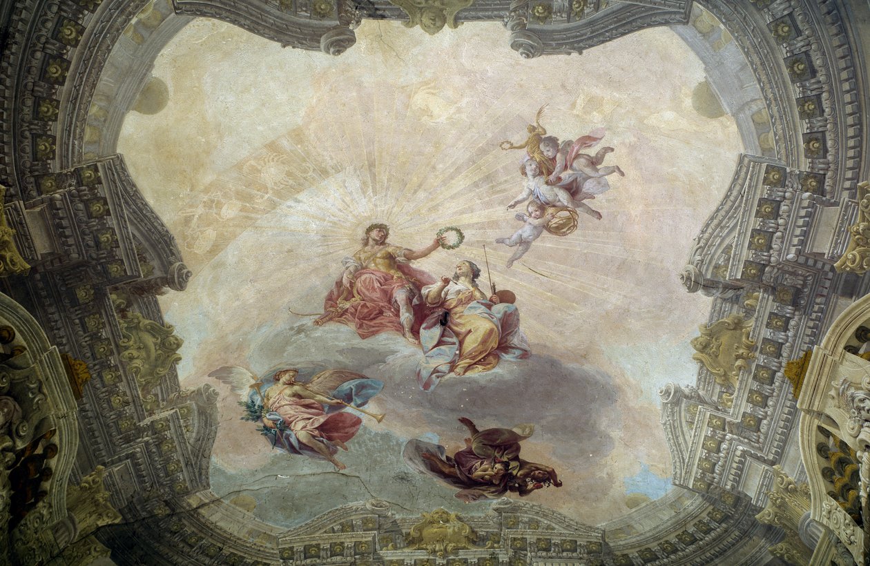 Apollo krone maleri av Vittorio Maria Bigari