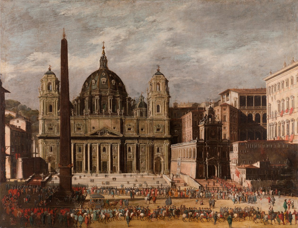 Peterskirken, Roma av Viviano Codazzi