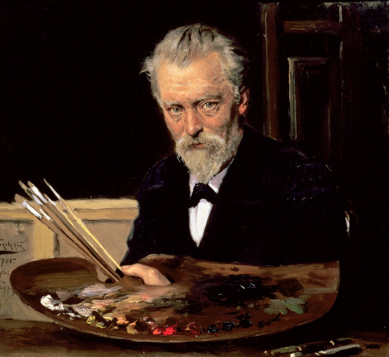 Selvportrett, 1905 av Vladimir Egorovic Makovsky