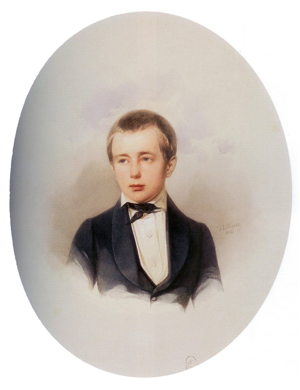 Portrett av Alexei Musin-Pushkin (1834-1889) av Vladimir Ivanovich Hau