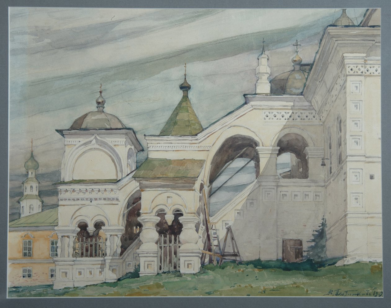 Treenighetskirken i Solikamsk, 1909 av Vladimir Alexandrovich Plotnikov