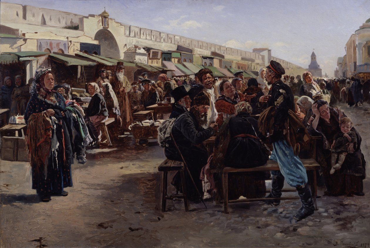 Middag av Vladimir Egorovic Makovsky