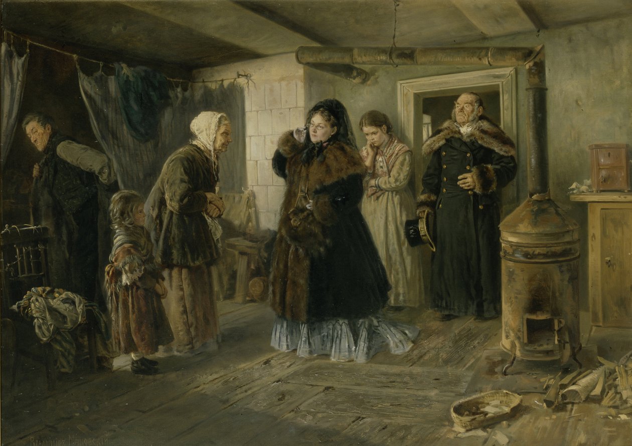 Filantroper, 1874 av Vladimir Egorovic Makovsky