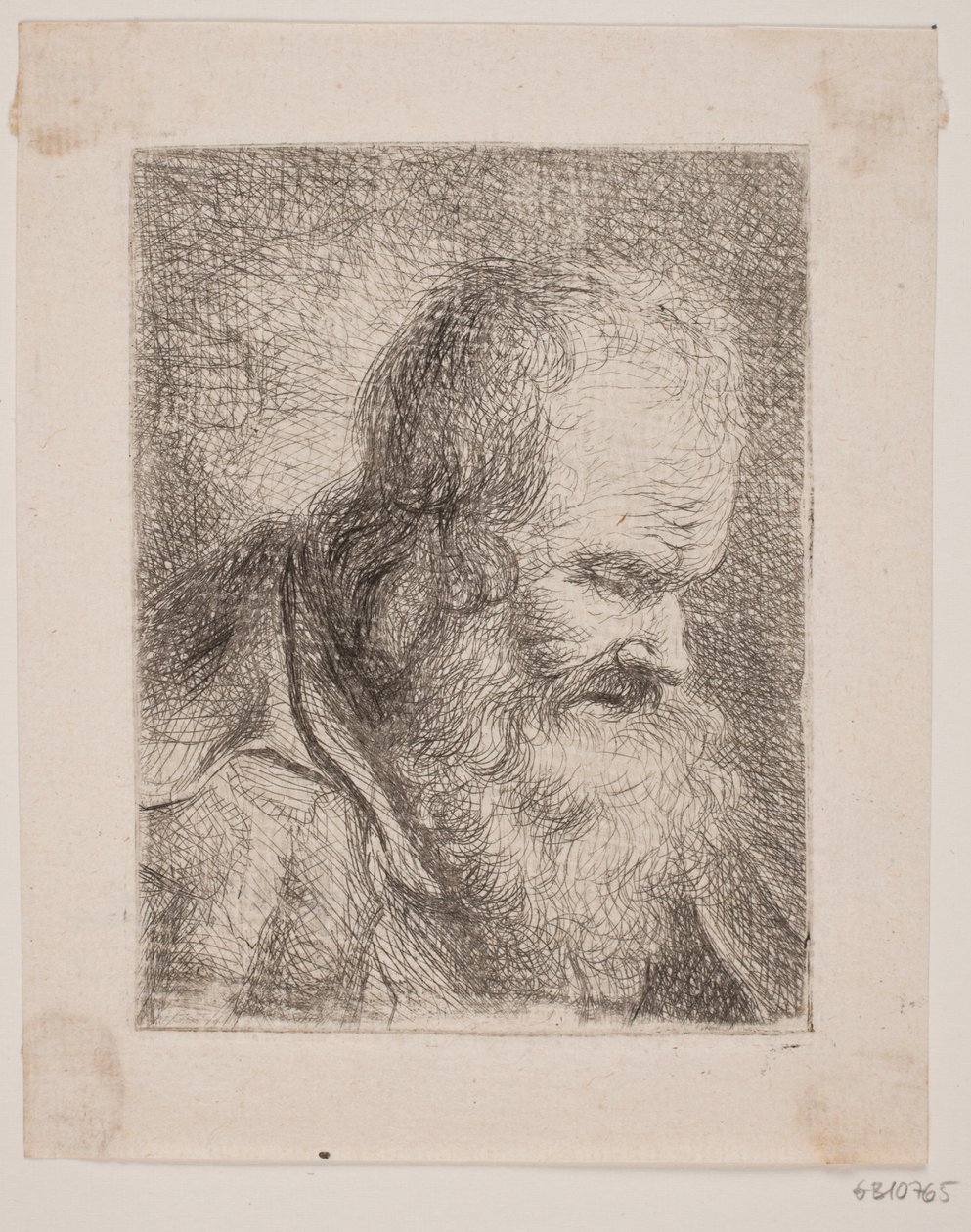 Bearded Olding, Bust av W.A. Müller
