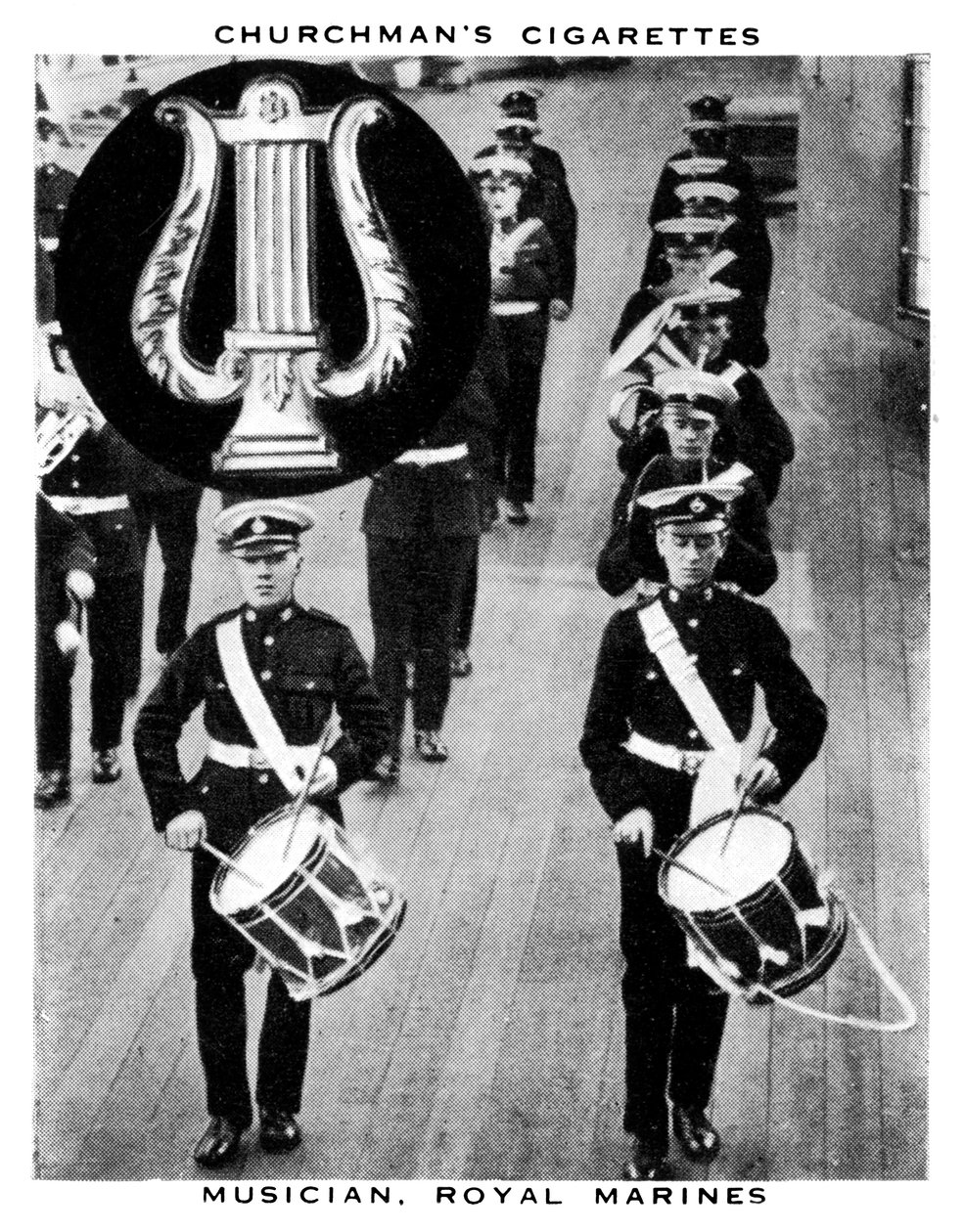 Musiker, Royal Marines, 1937. av WA and AC Churchman