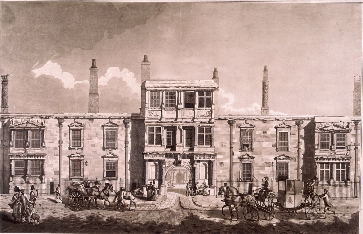 Somerset House, London, 1777 av WG Moss