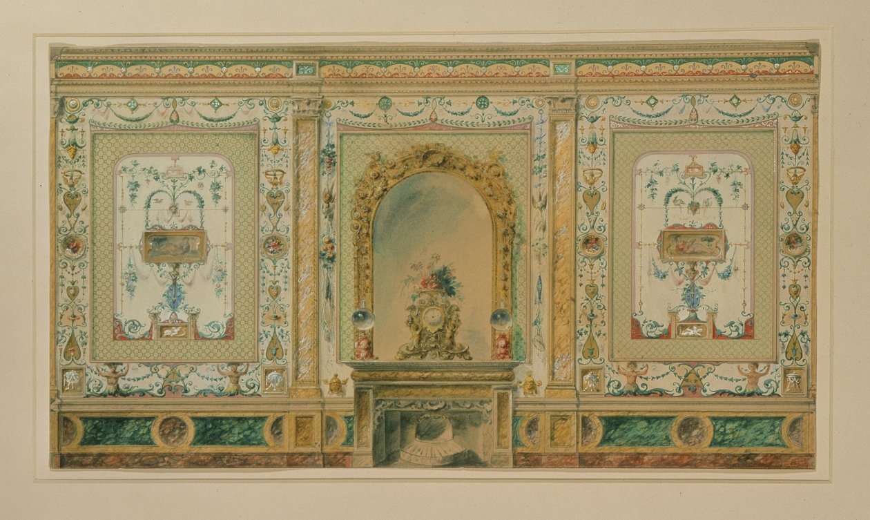 Design for interiøret til Osborne House av W.H. Homann