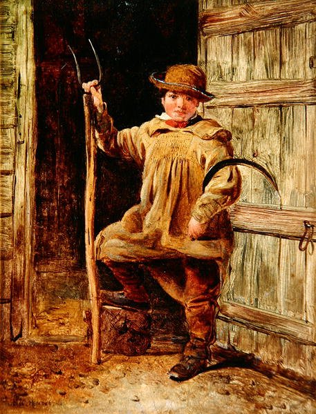 Bondens sønn (olje om bord) av W.S.P. Henderson