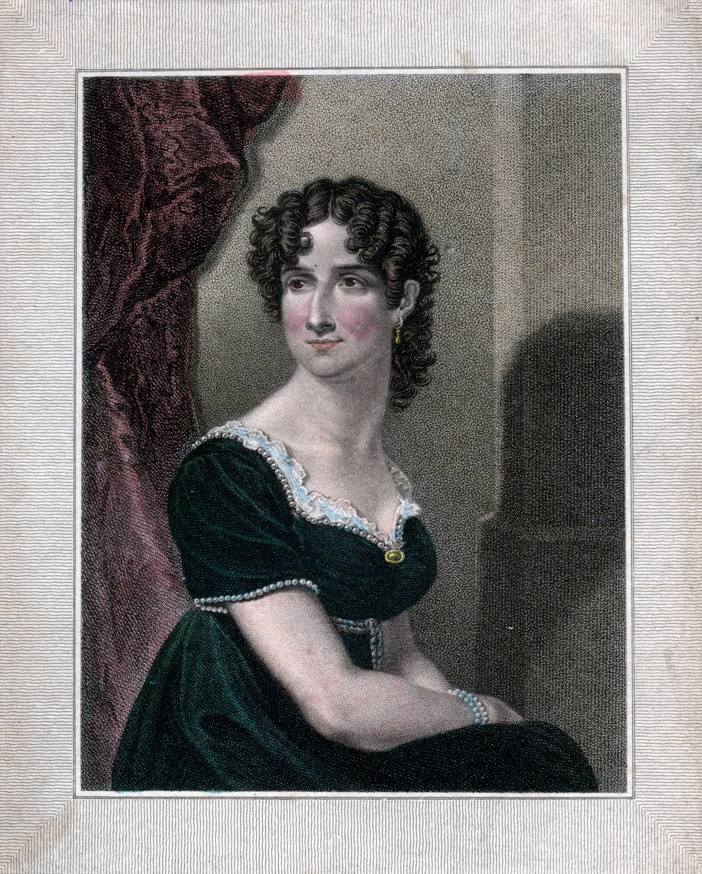 Frøken Walstein, c1800-tallet. av W Alais