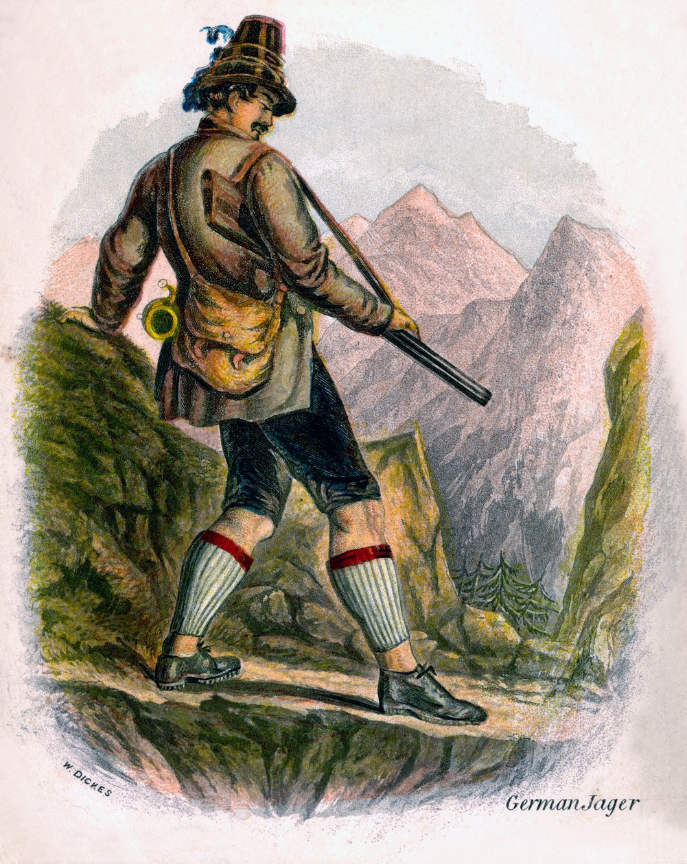 Bayersk bonde, 1809. av W. Dickes