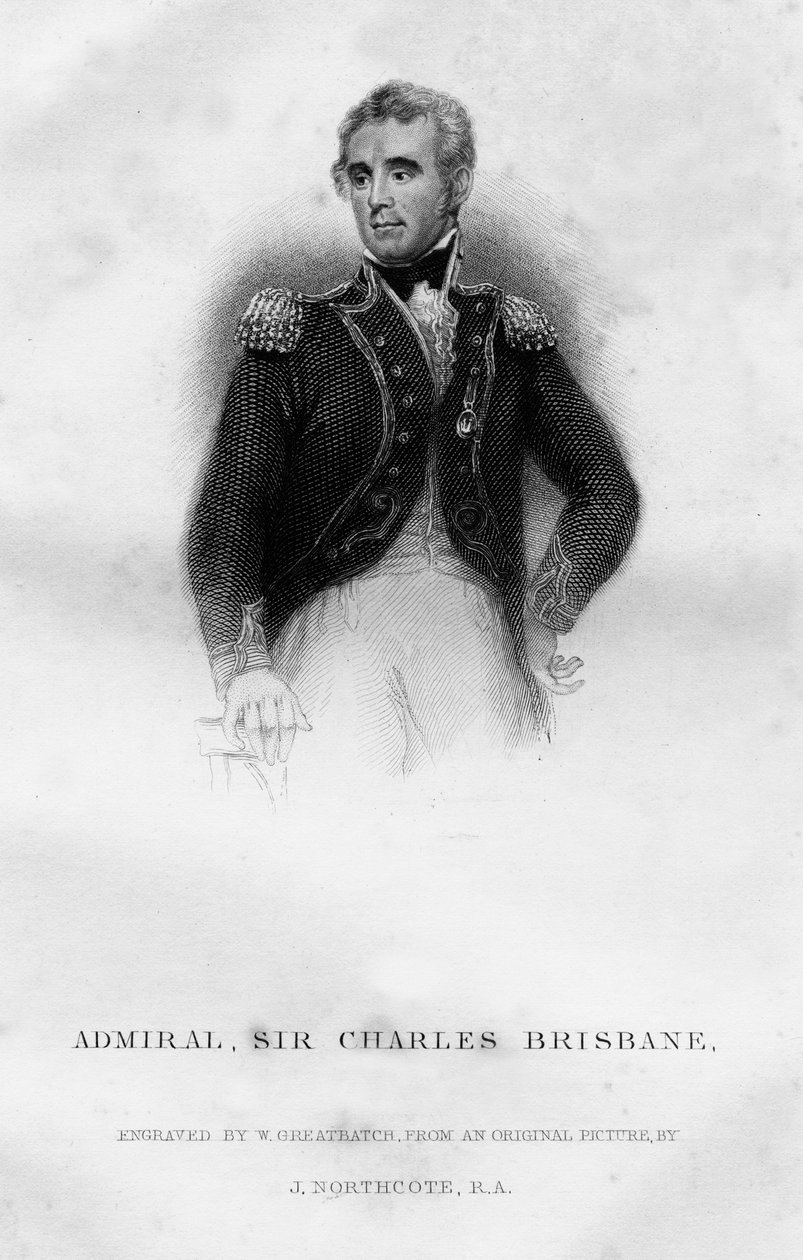 Admiral Sir Charles Brisbane 1769-1829, 1837. av W. Greatbatch