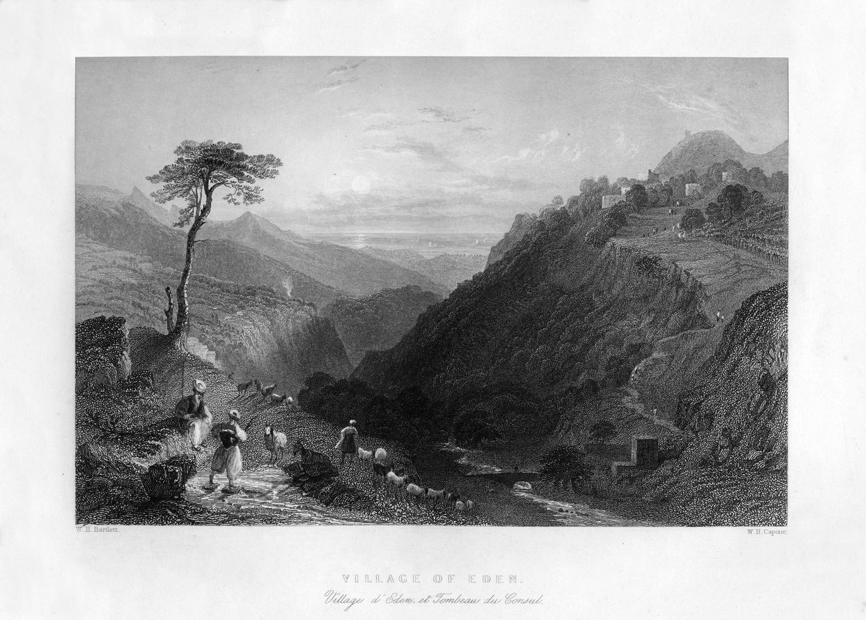 Village of Eden, 1841. av W. H. Capone