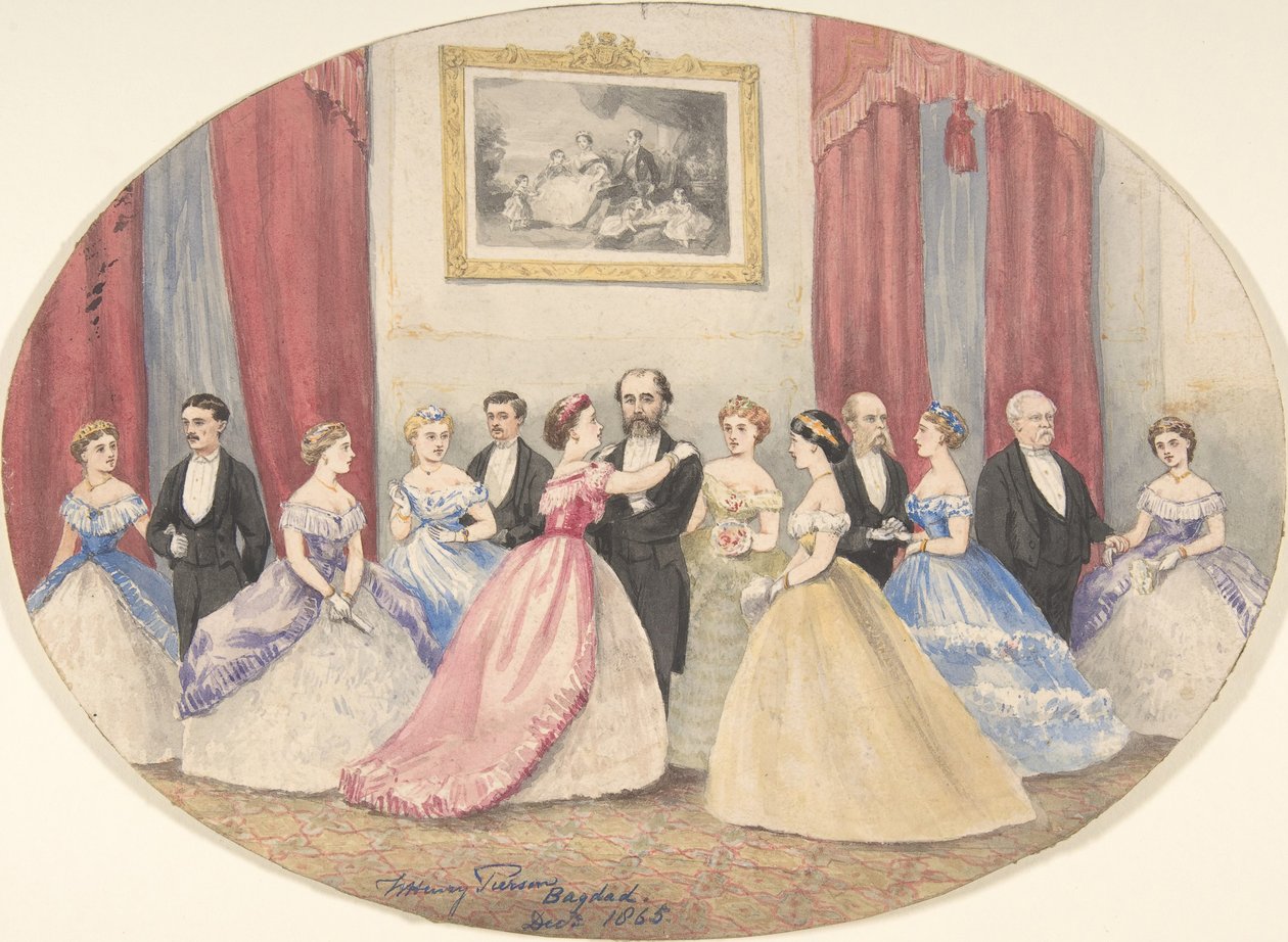 Britisk mottakelse i Bagdad, 1865. av W Henry Pierson