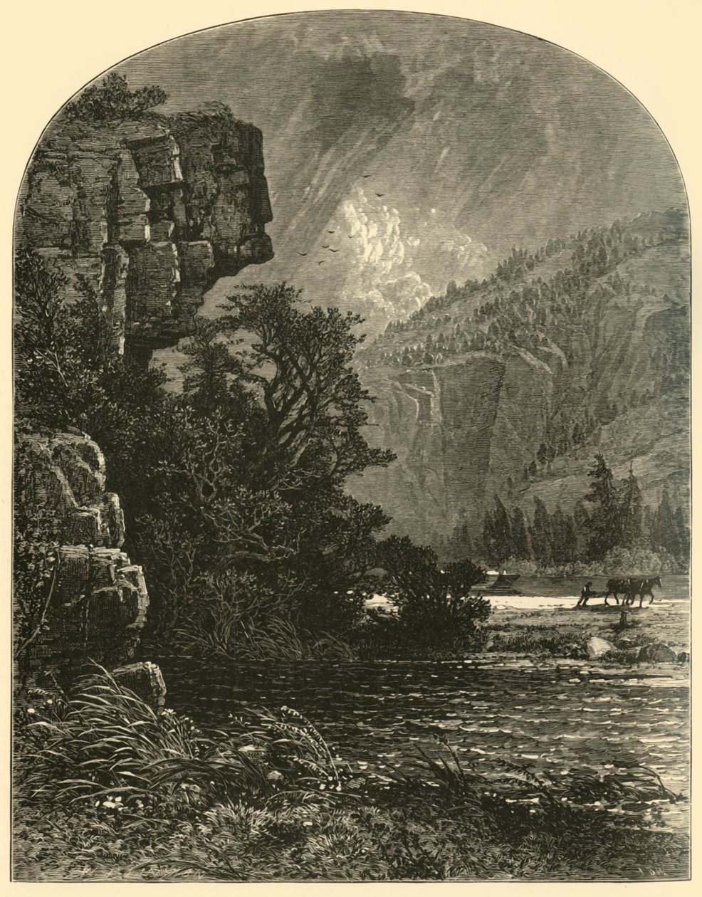 'Profil Rock', 1874. av W. J. Linton
