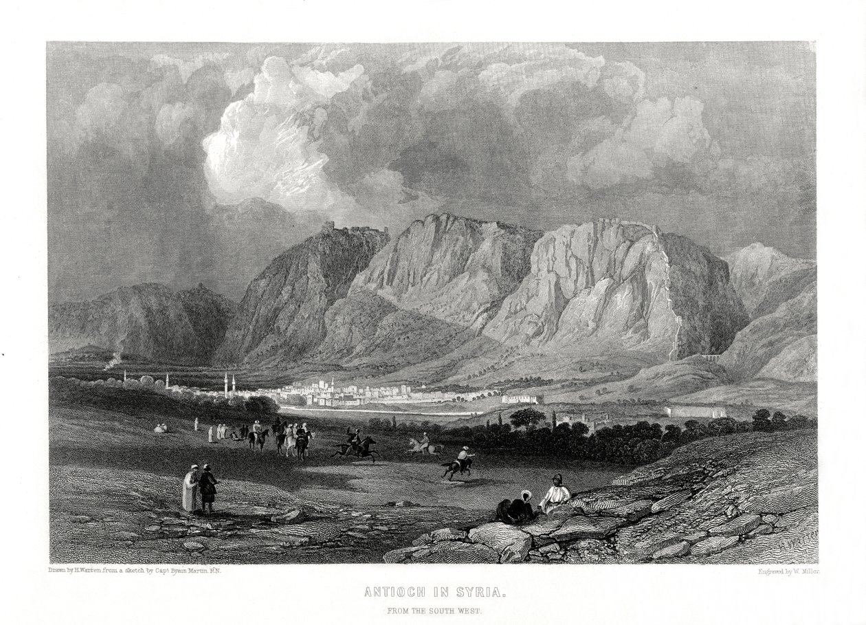 Antiokia, Syria, 1800-tallet av W. Miller