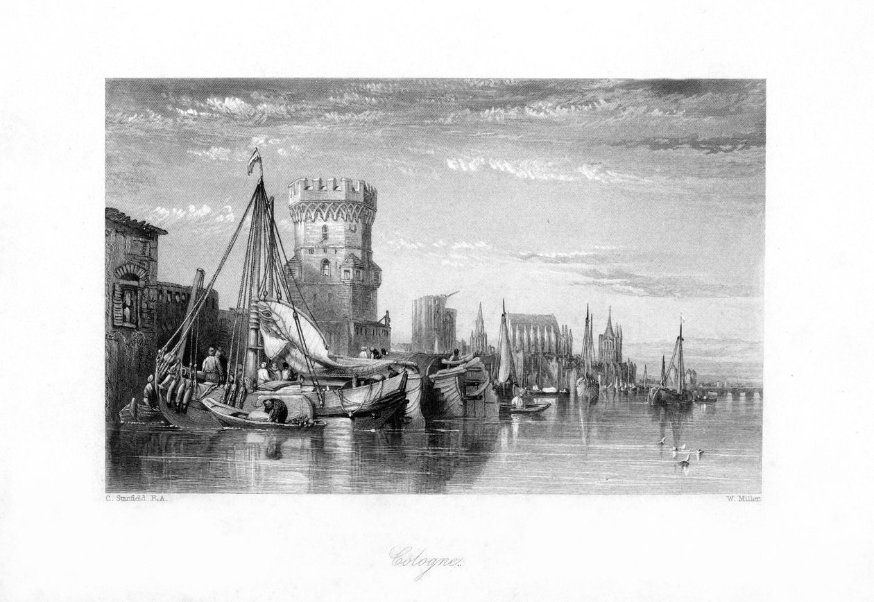 Köln, Tyskland, 1800-tallet. av W. Miller