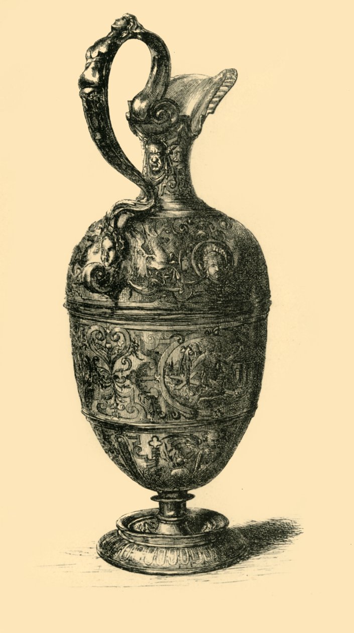 Tinn ewer, 1580-1600, 1881. av W. W. McCarty
