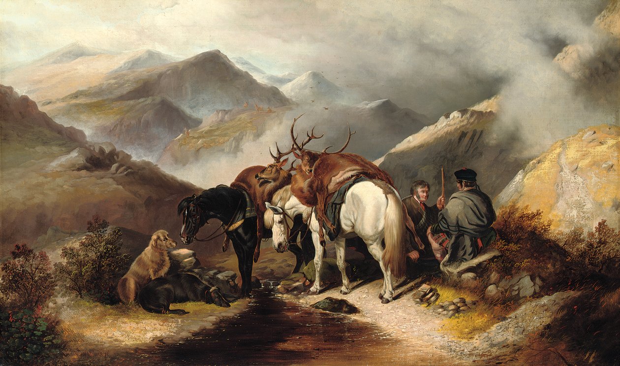 Stalking on the Highlands, 1871 av W. W. Morris