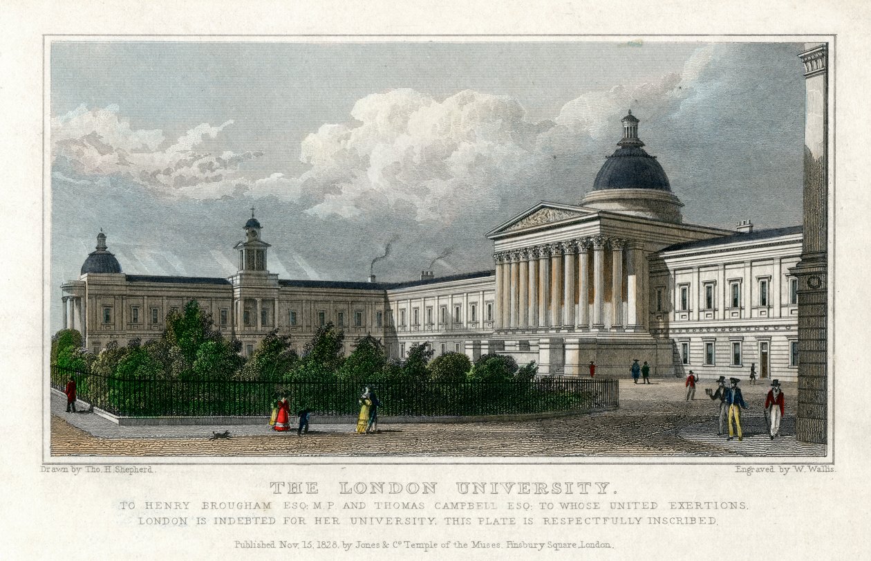 London University, 1828 av W. Wallis