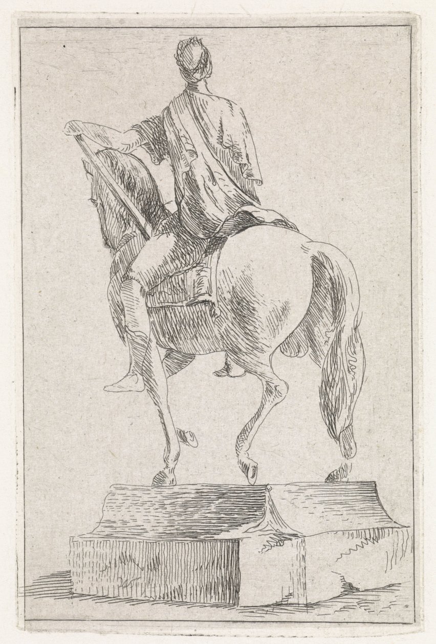 Rytterstatue av W. van Tuyll