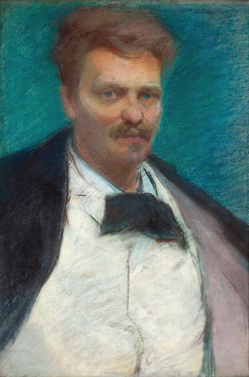 Portrett av August Strindberg. av Wadysaw Slewinski